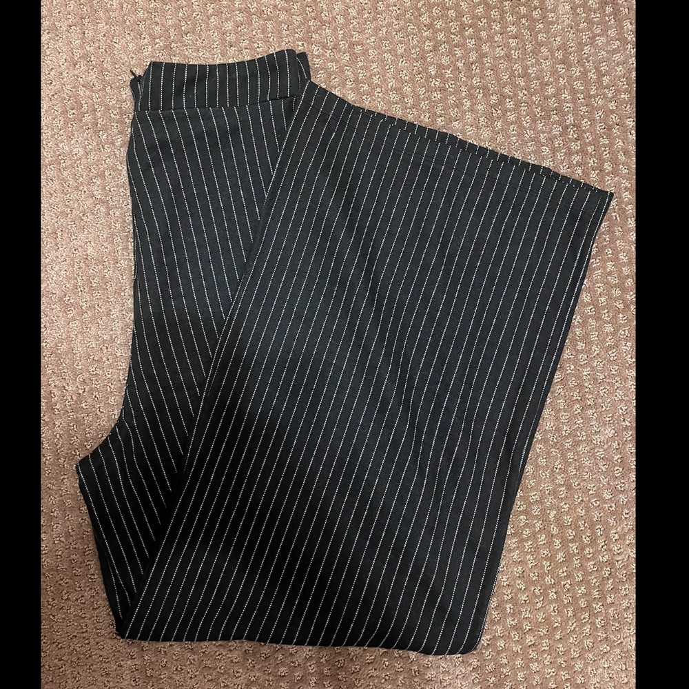 Urban Outfitters: Black Stripped Pants, Size Medium